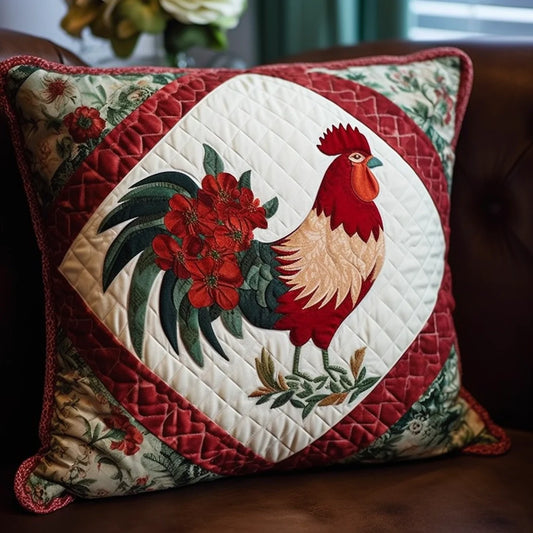 Chicken TAI020324248 Quilted Pillow Case