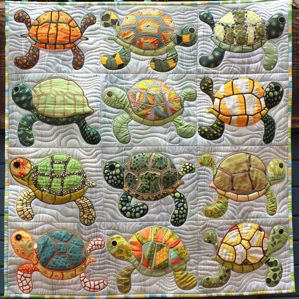 Turtle TAI020324147 Quilt Blanket