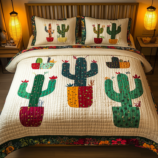 Cactus DAI280824230 Quilt Bedding Set