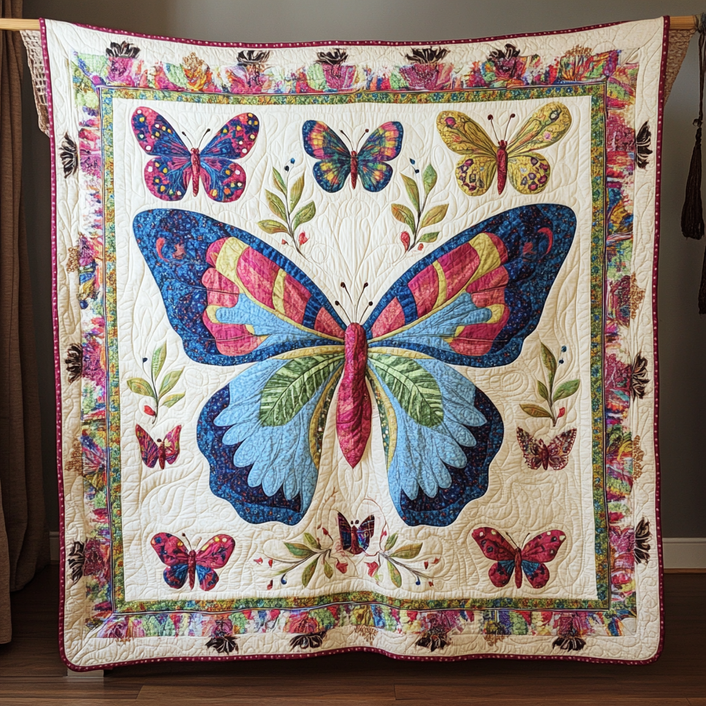 Butterfly DAI070824040 Quilt Blanket