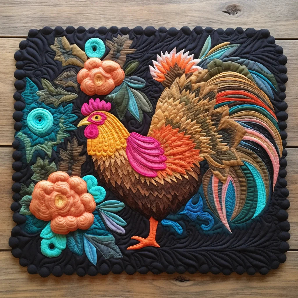 Chicken TAI261223172 Quilted Placemats