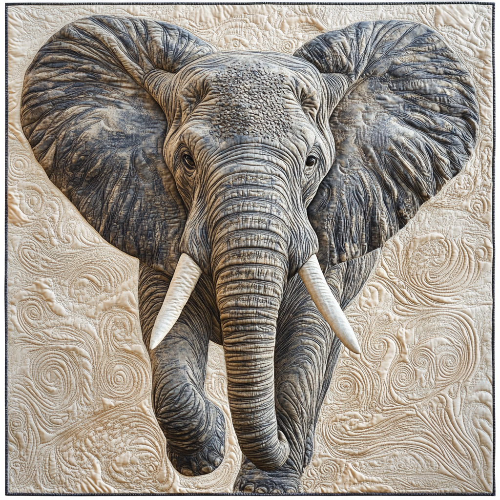 Majestic Elephant TAI101224245 Quilt Blanket