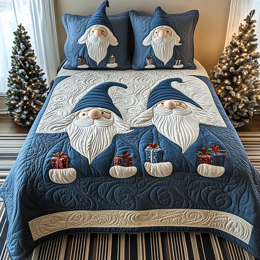 Christmas Gnome TAI141124045 Quilt Bedding Set