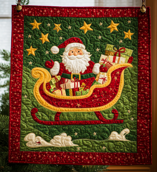 Santa Sleigh DAI201124420 Quilt Blanket