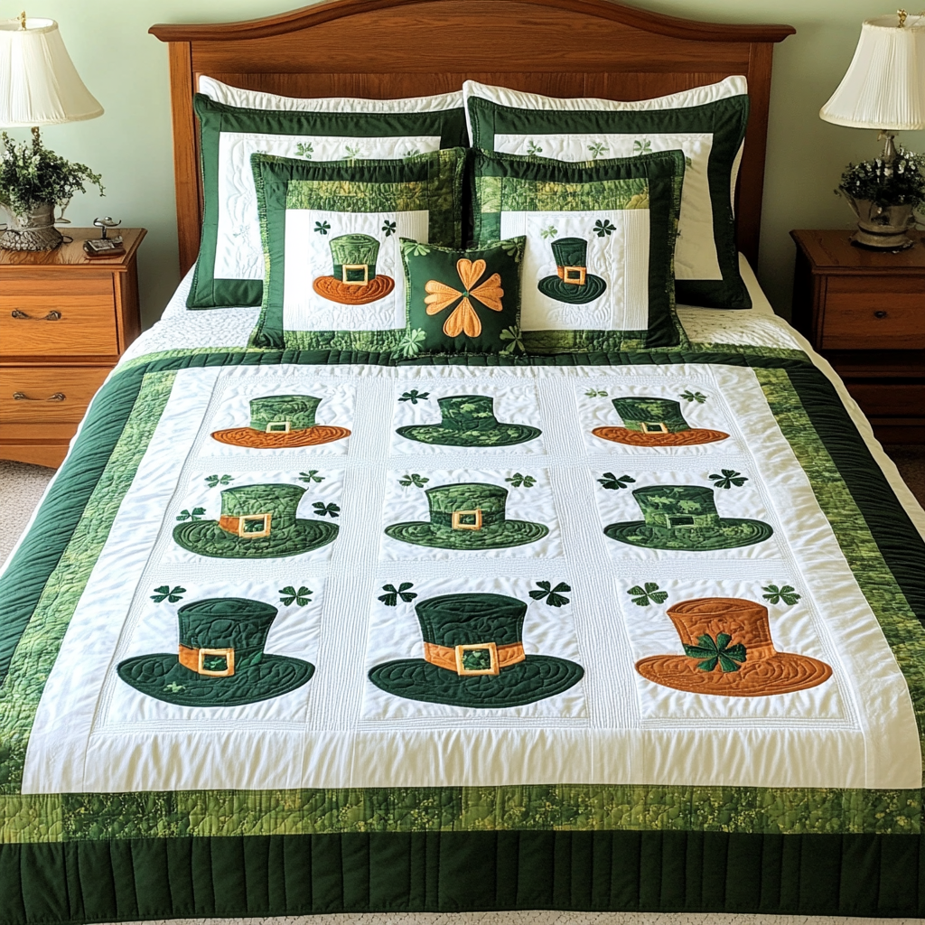 St Patrick's Day DAI051224104 Quilt Bedding Set