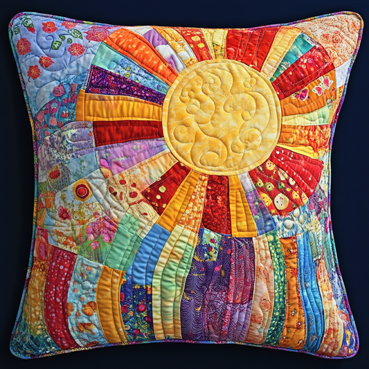 Hippie Sun TAI181024457 Quilted Pillow Case