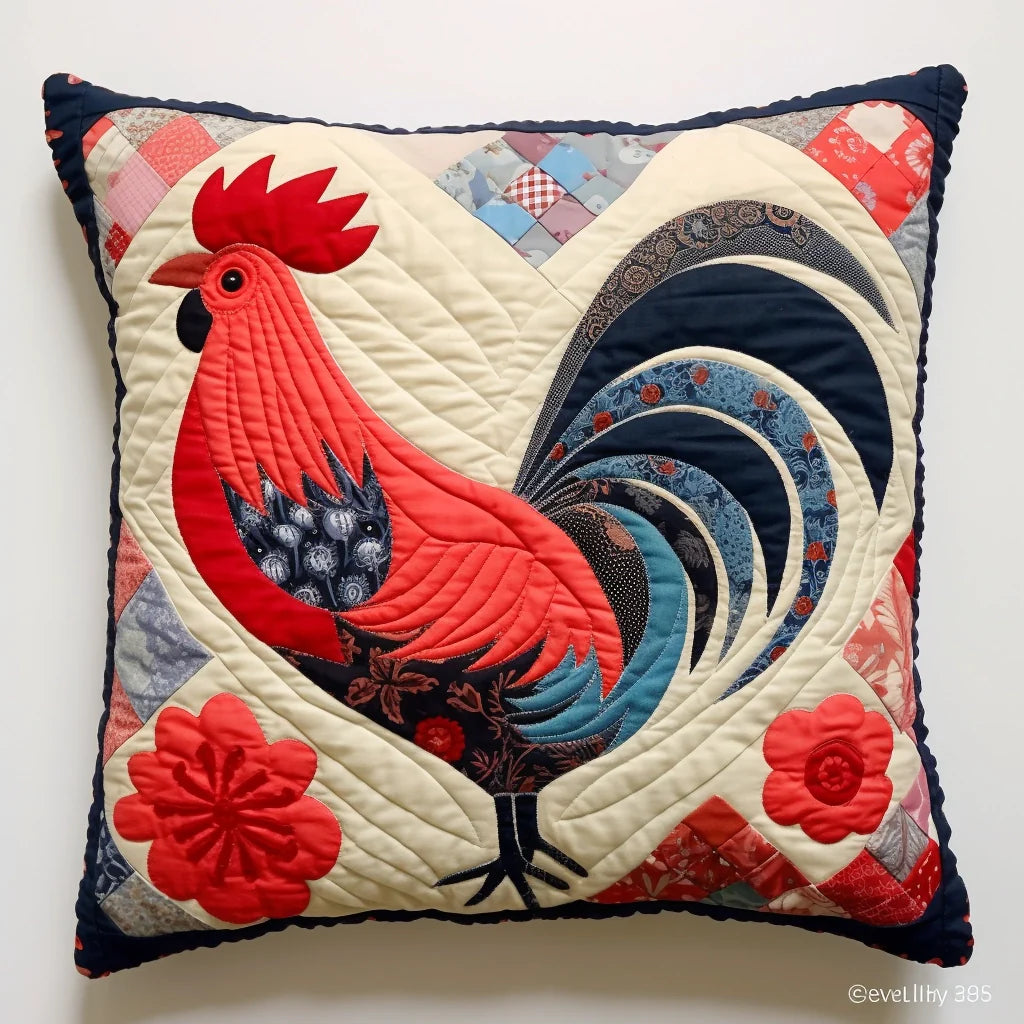 Chicken TAI060324051 Quilted Pillow Case