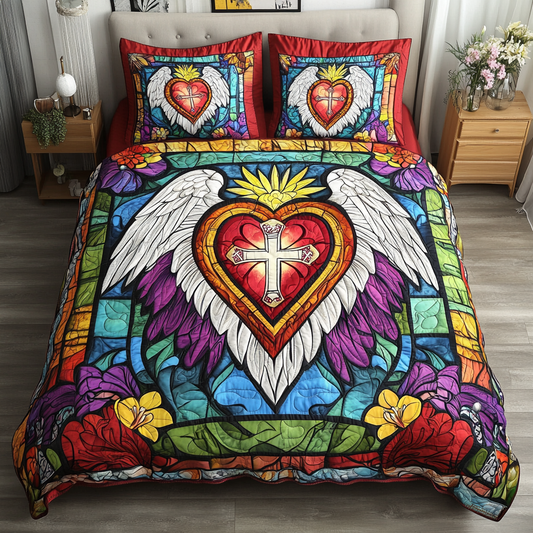 Sacred Heart DAI051224073 Quilt Bedding Set