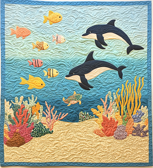 Sea Creatures DAI101224092 Quilt Blanket