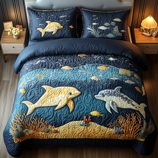 Sea Creatures DAI101224049 Quilt Bedding Set