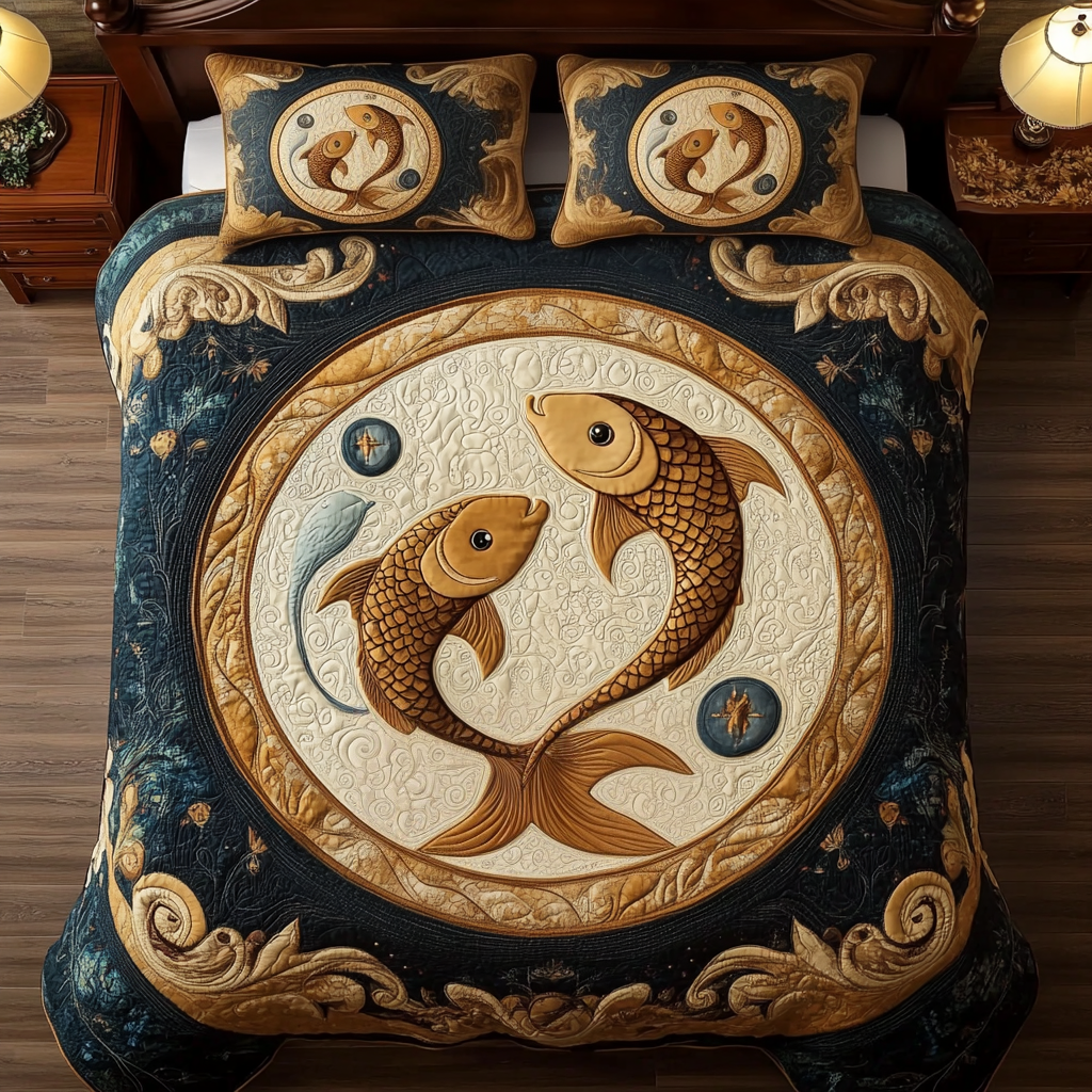 Pisces DAI241224296 Quilt Bedding Set