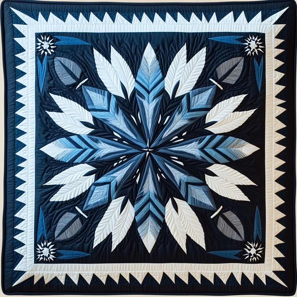 Native Flower TAI181024025 Quilt Blanket