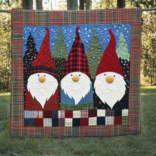 Christmas Gnome TAI151024388 Quilt Blanket