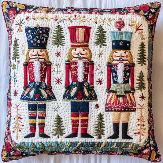 Christmas Nutcracker TAI181024540 Quilted Pillow Case