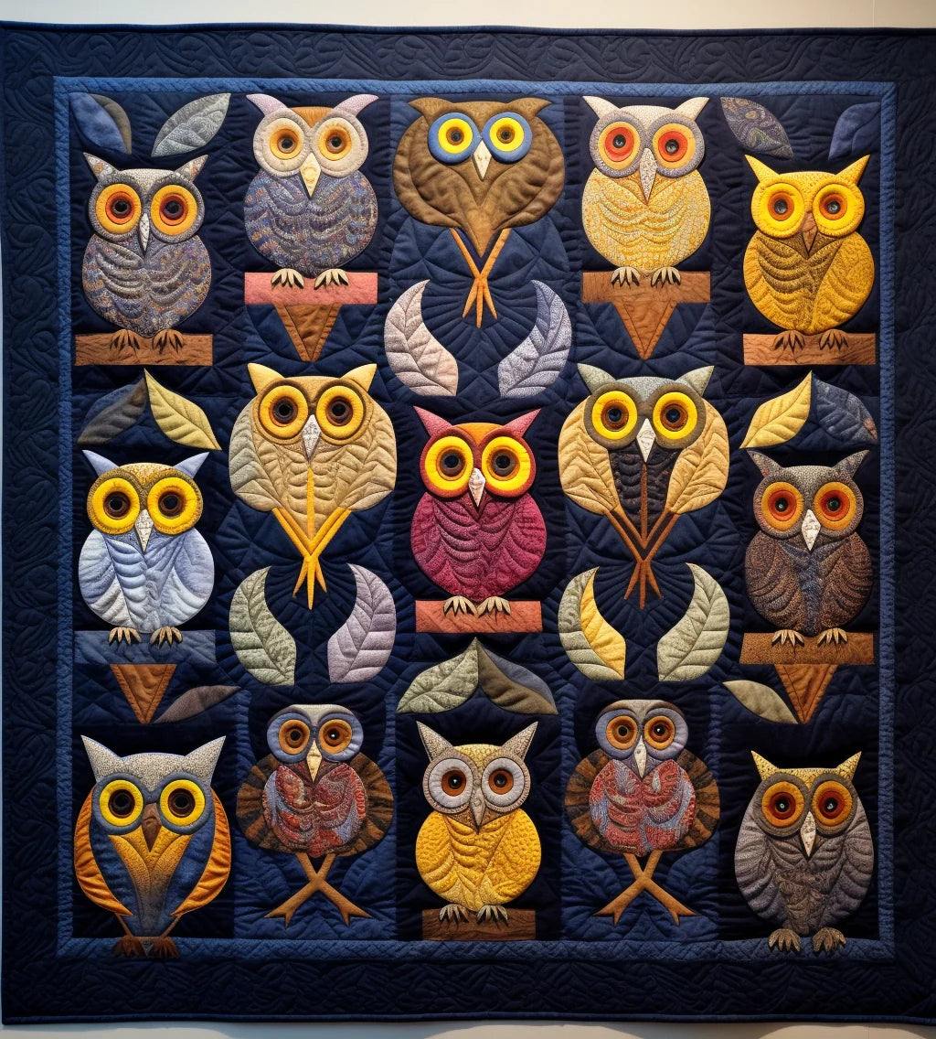 Owls BL9112395 Quilt Blanket