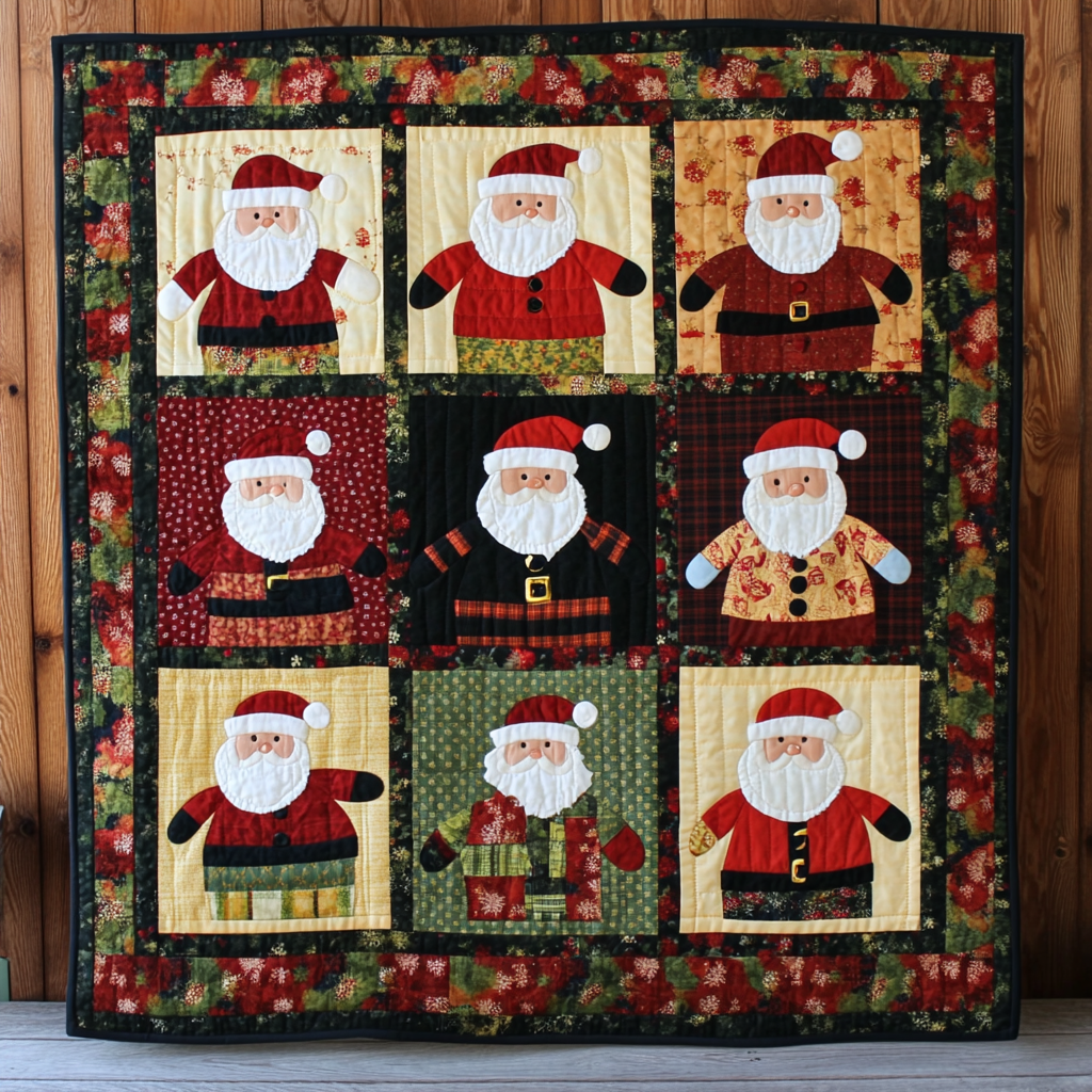 Christmas Santa DAI190824113 Quilt Blanket