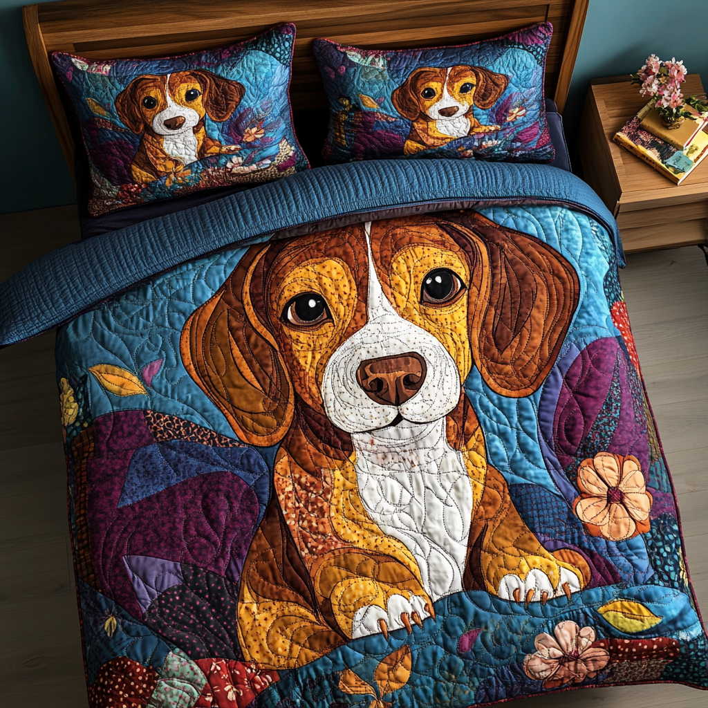 Beagle TAI181024309 Quilt Bedding Set