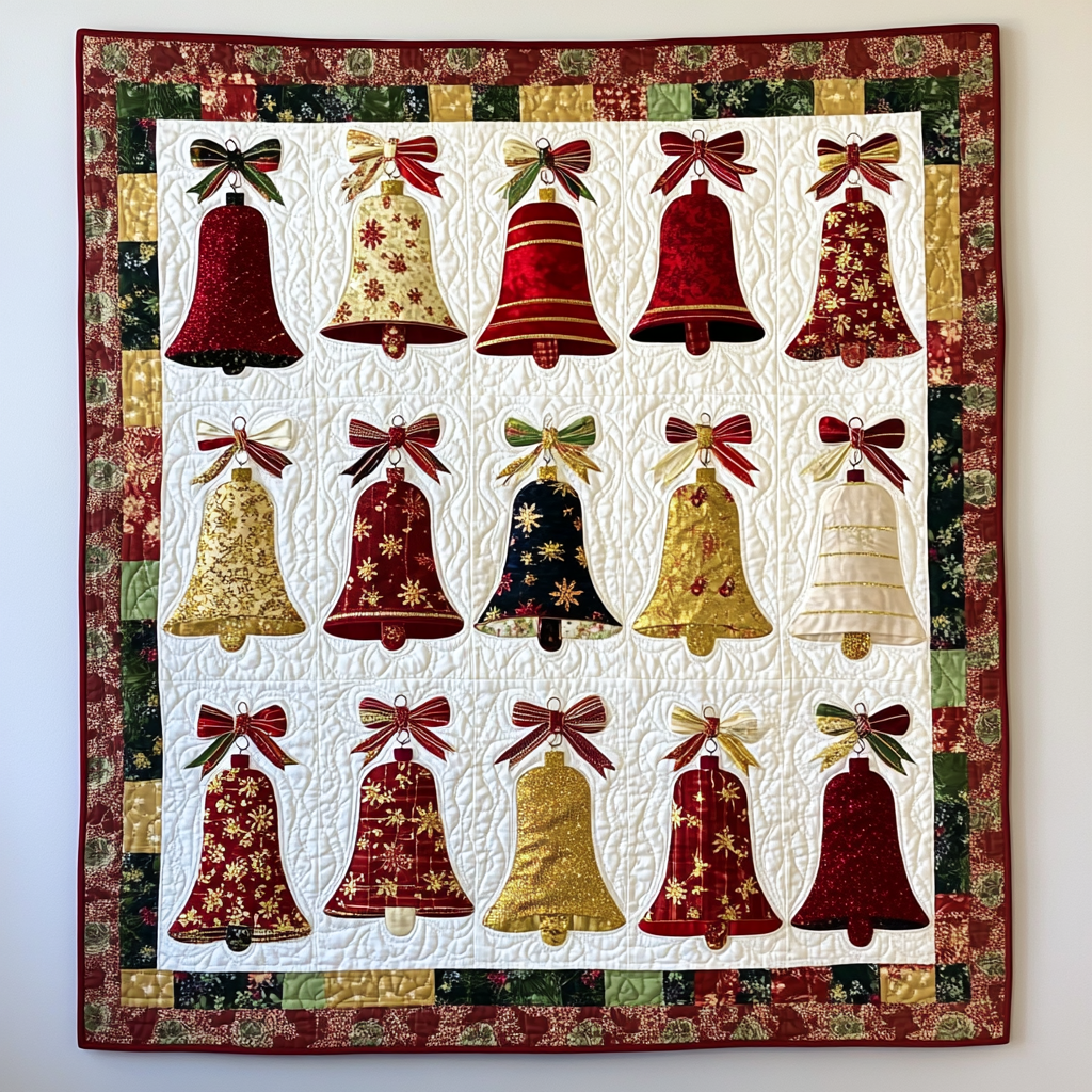 Christmas Bell DAI141124538 Quilt Blanket