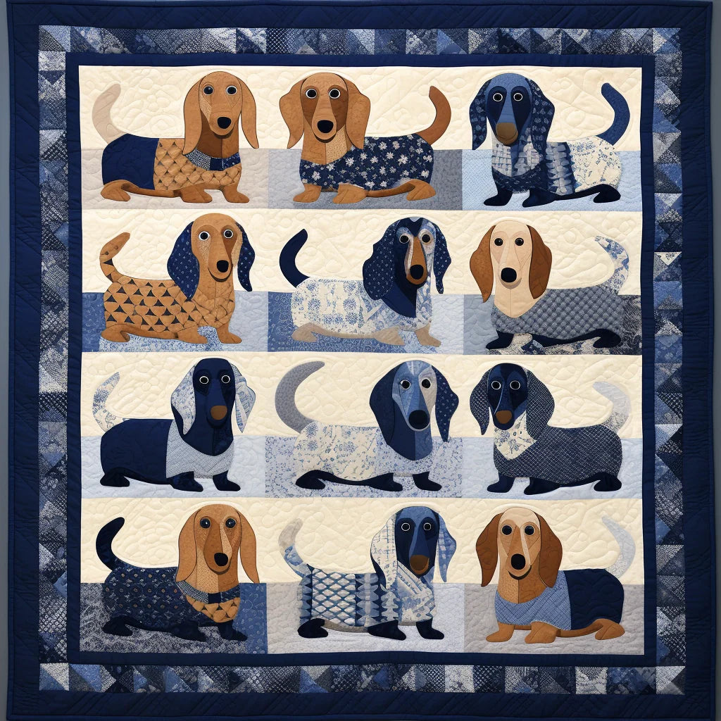 Dachshund TAI13112348 Quilt Blanket