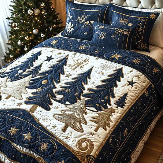 Christmas Tree TAI141124191 Quilt Bedding Set