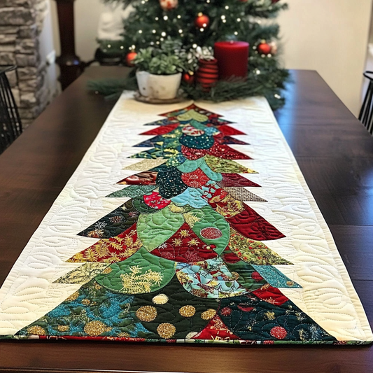 Christmas Tree TAI041024240 Quilted Table Runner