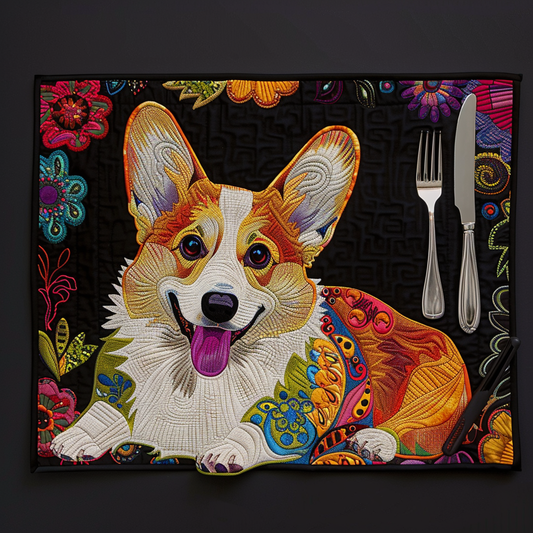 Corgi TAI21052410 Quilted Placemats