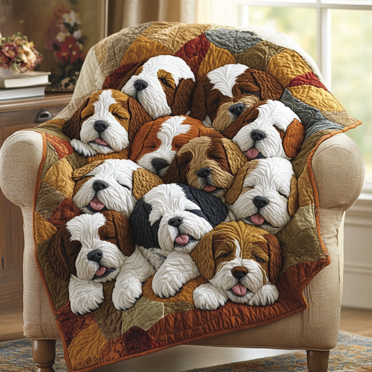 Saint Bernard TAI111124232 Quilt Blanket