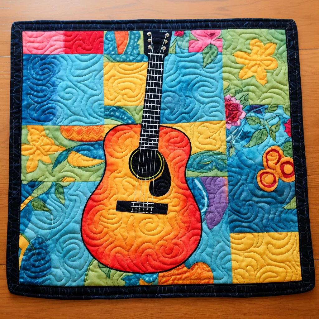 Guitar TAI07122367 Quilted Placemats