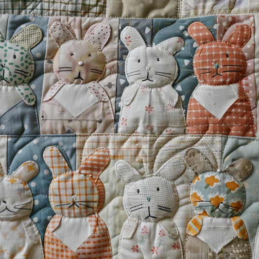 Bunny TAI060324150 Quilted Placemats