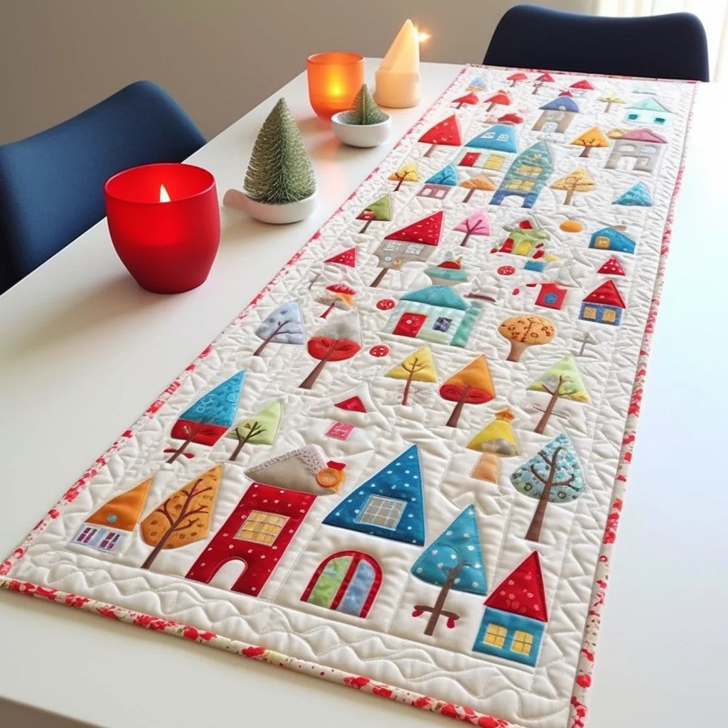 Village TAI261223092 Quilted Table Runner