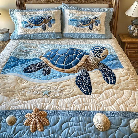 Sea Turtle TAI201124025 Quilt Bedding Set