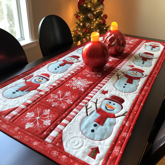 Christmas Snowman TAI280224072 Quilted Table Runner