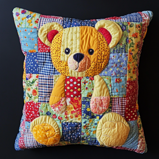 Bear TAI130824181 Quilted Pillow Case