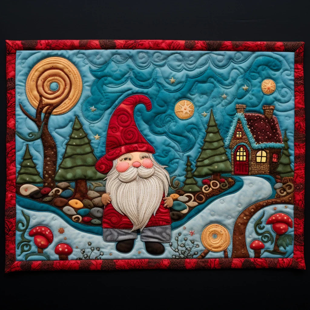 Gnome TAI020324107 Quilted Placemats