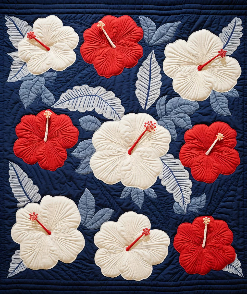 Hibiscus Flower BL911231 Quilt Blanket