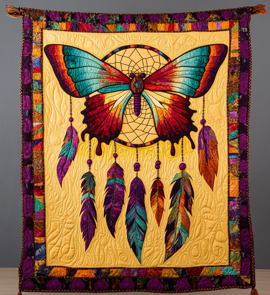 Butterfly Dreamcatcher DAI171224065 Quilt Blanket