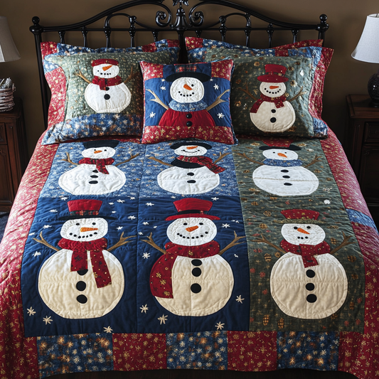 Snowman DAI190824274 Quilt Bedding Set