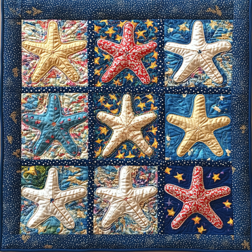 Starfish DAI25102470 Quilt Blanket