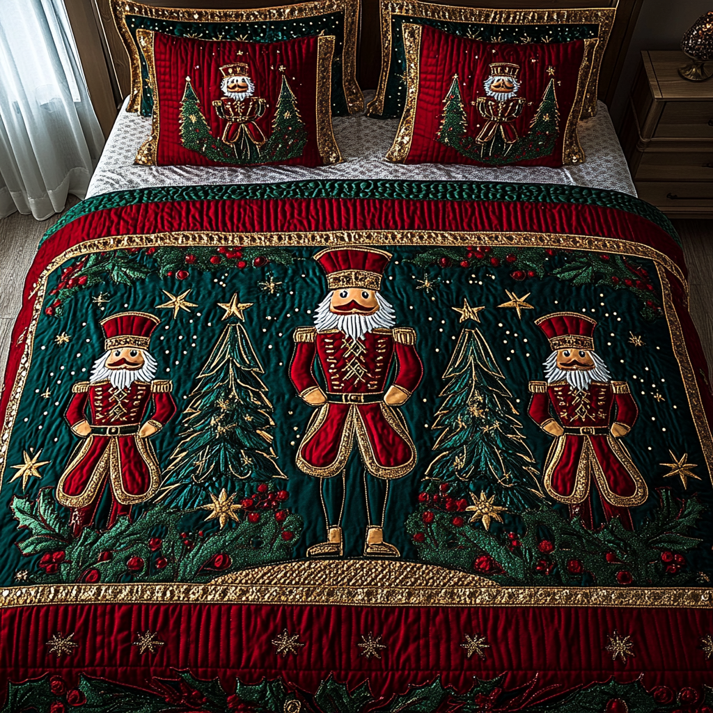 Christmas Nutcracker TAI201124174 Quilt Bedding Set