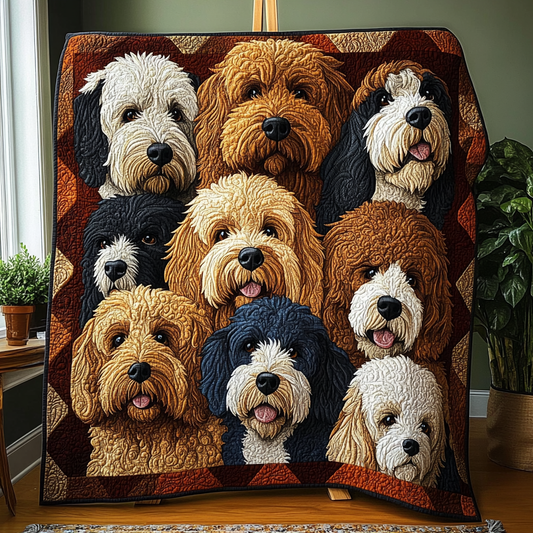 Doodle Dogs TAI111124204 Quilt Blanket