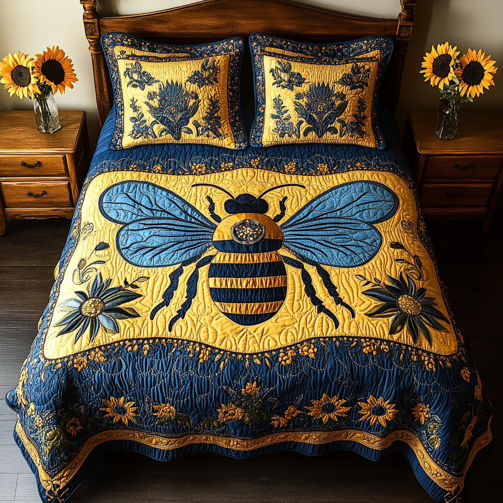 Bee TAI111124124 Quilt Bedding Set