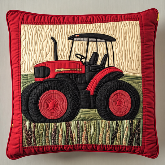 Farm Tractor DAI26102428 Quilted Pillow Case