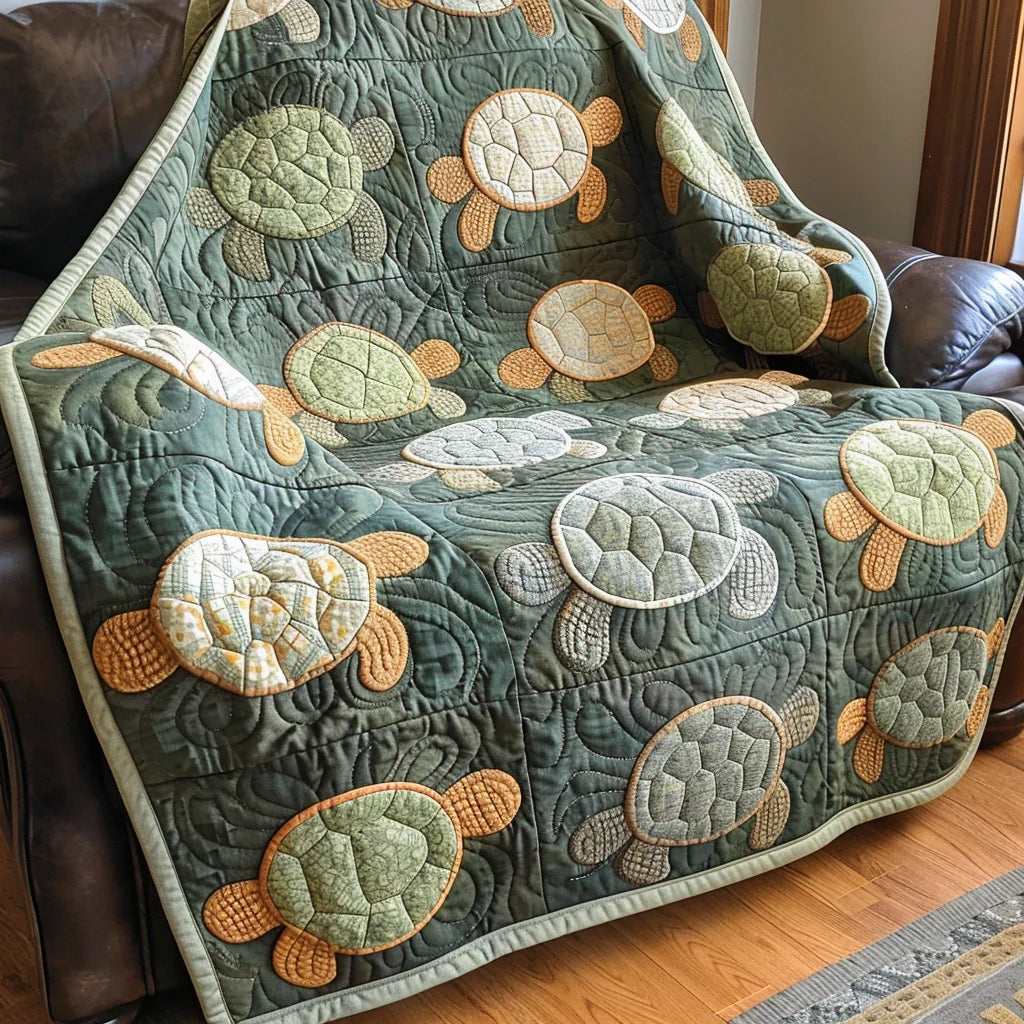 Turtle TAI080324018 Quilt Blanket