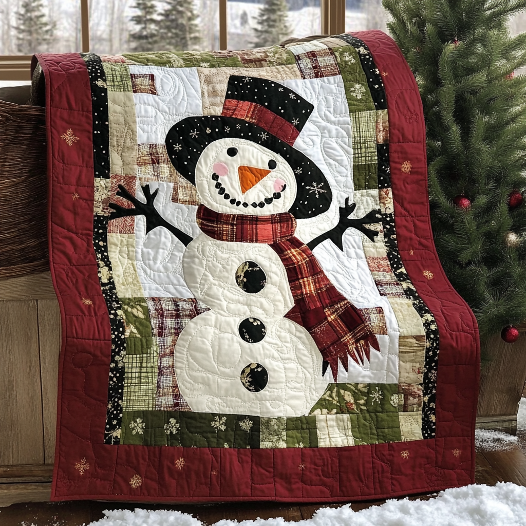 Christmas Snowman DAI221024020 Quilt Blanket