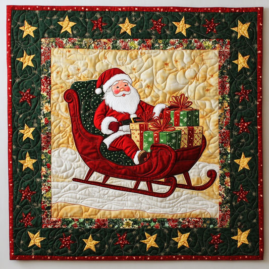 Santa Sleigh DAI201124422 Quilt Blanket