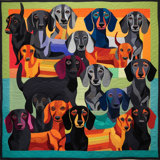 Dachshund TAI13112328 Quilt Blanket