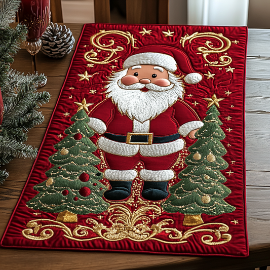 Christmas Santa TAI111124311 Quilted Table Runner