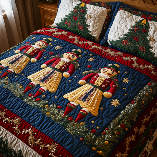 Christmas Nutcracker TAI181024187 Quilt Bedding Set