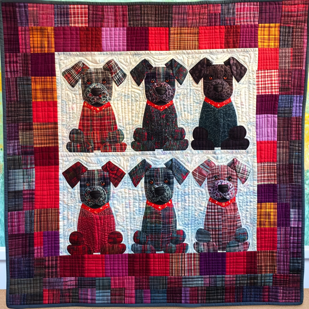 Scottie Dog DAI190824087 Quilt Blanket