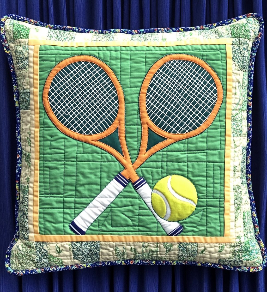 Tennis DAI181124107 Quilted Pillow Case